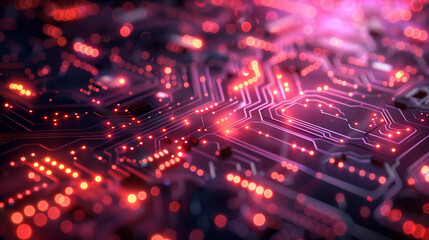 Obraz premium technology abstract background