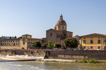 church in florence italy near the arno river