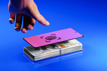 Digital wallet security. Biometric identification.