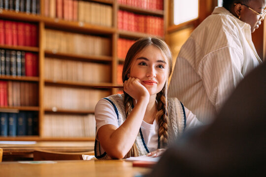 Student paying attention