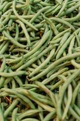 green beans at market