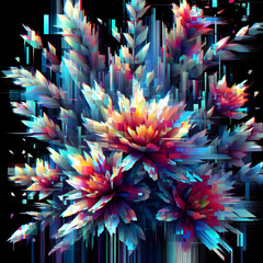 abstract fractal flower