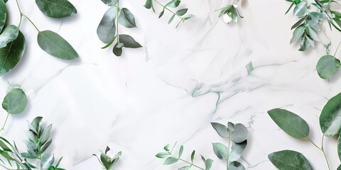 Minimalist White Background with Subtle Pastel Green Accents for Modern Clean Design