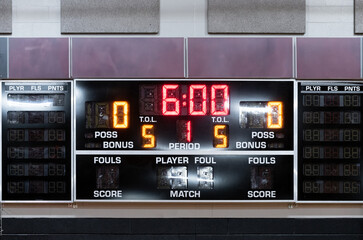 High School Basketball game