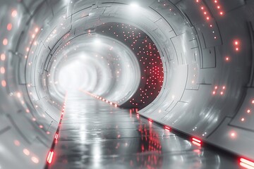 Circuitry of Dreams: Light gray, abstract lines weave a futuristic landscape, perfect for a tech-inspired wallpaper.