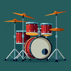 drum-set vector 