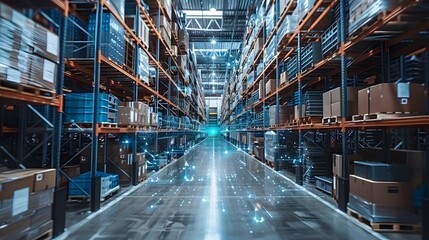 Smart warehouse management system using augmented reality technology to identify package picking and delivery . 