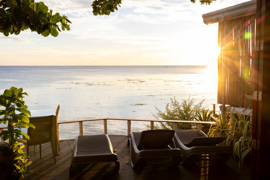 Verandah over the sea