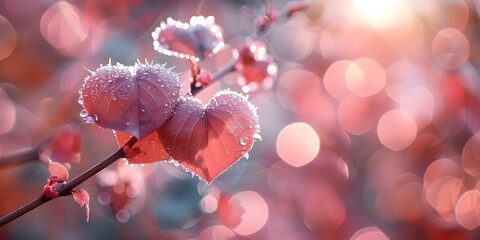 Romantic Pink Bokeh Background with Light Pink and White Heart Symbols for Posters. Concept Romantic Photoshoot, Pink Bokeh Background, Heart Symbols, Poster Design, Light Pink Aesthetic