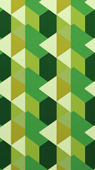 Obraz premium Abstract Image, Green Blocks, Wallpaper, Background, Cell Phone and Smartphone Cover, Computer Screen, Cell Phone and Smartphone Screen, 9:16 Format - PNG