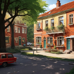 Naklejka premium Beautiful illustrations for books and cards