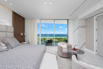 Interior shot in a condo in South Florida