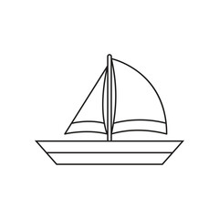 sailboat icon logo