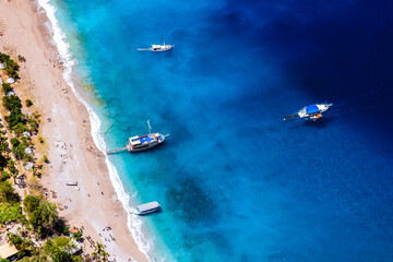 A view from Fethiye Ölüdeniz butterfly valley