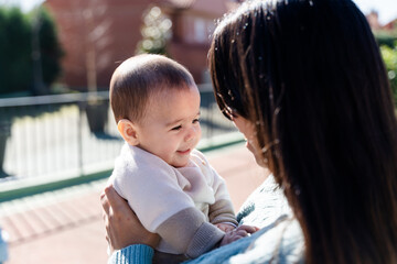 Tender Moment Between Mother and Child