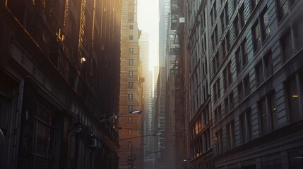 Fototapeta premium New York City Architecture Business Background