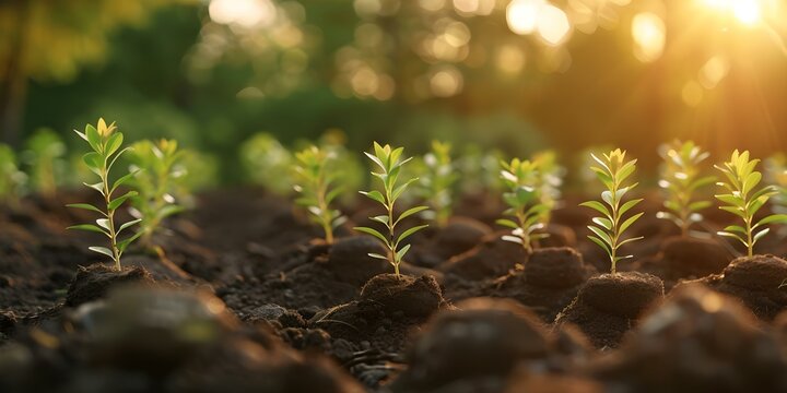 Revolutionary tree planting initiative combats climate change with large-scale afforestation efforts. Concept Climate Change, Afforestation, Tree Planting Initiative, Combating Climate Change
