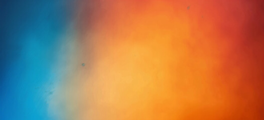 Orange and Blue gradient texture background. abstract rainbow background with copy space for design