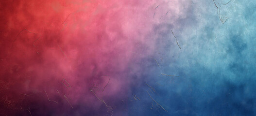 Color gradient with noise texture background, fading from red to blue, minimalist abstract backdrop