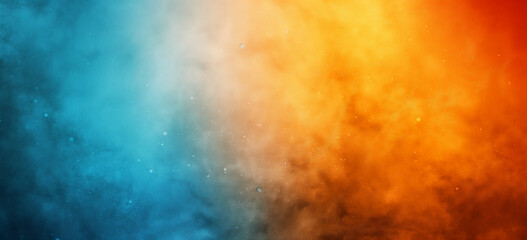 A smooth gradient background transitions from warm orange to cool blue, creating a harmonious and visually appealing shift in tones. Ideal for modern, vibrant designs and digital art.