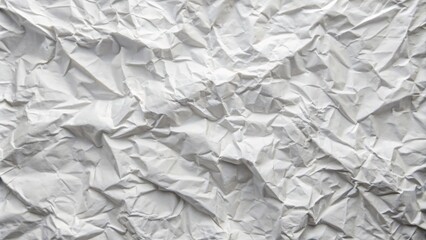 Obraz premium The wet crumpled white paper texture for the header backdrop.