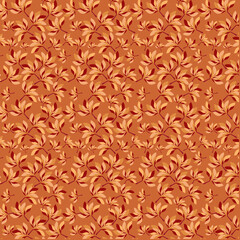 Bright vector illustration in warm colors. Seamless pattern