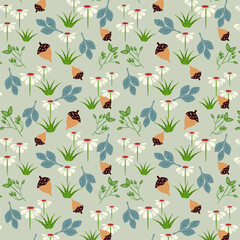 Seamless wood pattern.Vector illustration