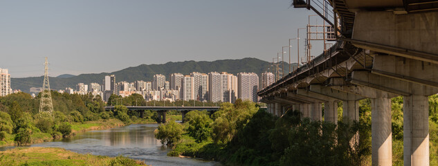 Seoul City Residential Skyline