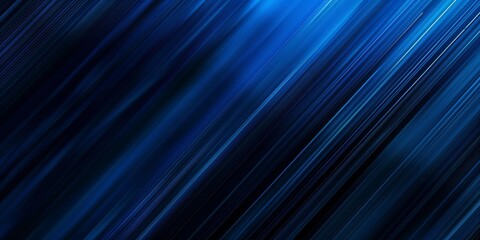 Blue abstract background with speed lines and a dark blue gradient.