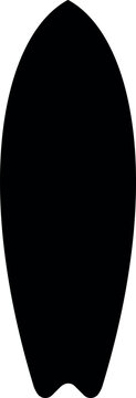 recommend clip art: Surfboard silhouette. Vector Illustration