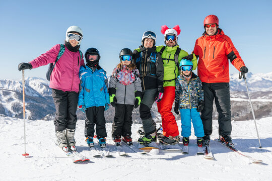 Portrait of a group of friends enjoying hobby together