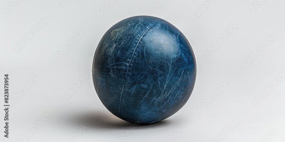 Poster a blue egg placed on a white surface. suitable for various design projects
