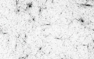 Old black and white grunge background. Monochrome abstract texture of dust, smudges, cracks, scuffs, scratches, chips to print. Vintage design elements for