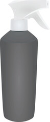 Spray bottle with sprayer. vector