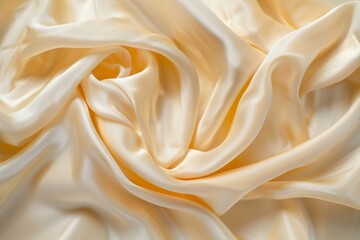 Obraz premium Abstract background with smooth waves of elegant satin silk fabric. 