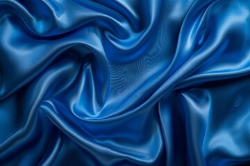 Obraz premium Abstract background with smooth waves of elegant satin silk fabric. 