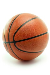 Fototapeta premium Close up of a basketball ball, suitable for sports or fitness themes