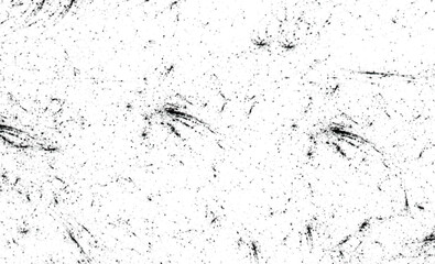 Grunge black and white pattern. Monochrome particles abstract texture. Background of cracks, scuffs, chips, stains, ink spots, lines. Dark design