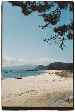 Beach landscape at C&iacute;es Islands