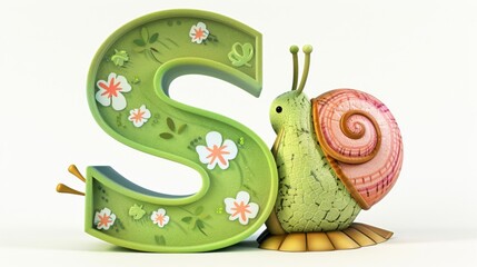 A green and orange letter S is surrounded by a green and orange letter S