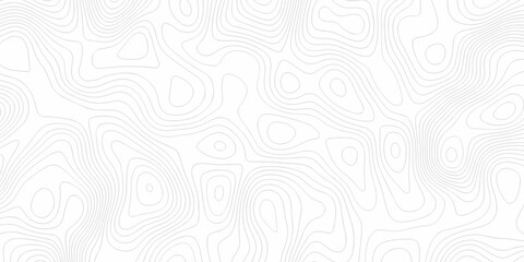 Lines Topographic contour line map seamless pattern. Geographic mountain relief. Abstract lines background. Contour maps., Topo contour map design. © MdLothfor