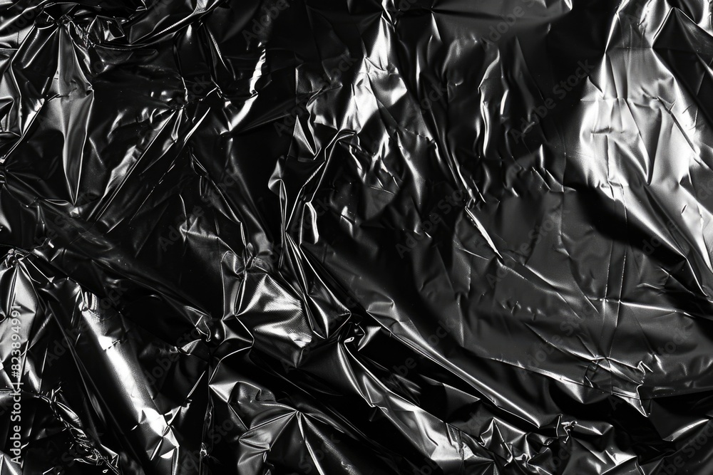 Aufkleber black and white photo of a sheet of foil. suitable for various design projects