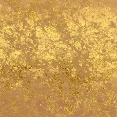 Golden Abstract  decorative paper texture  background  for  artwork  - Illustration