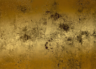 Golden Abstract  decorative paper texture  background  for  artwork  - Illustration