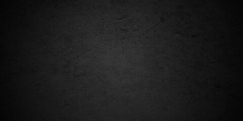 Dark black stone wall blank background with copy for space design. Dark grey black slate background...