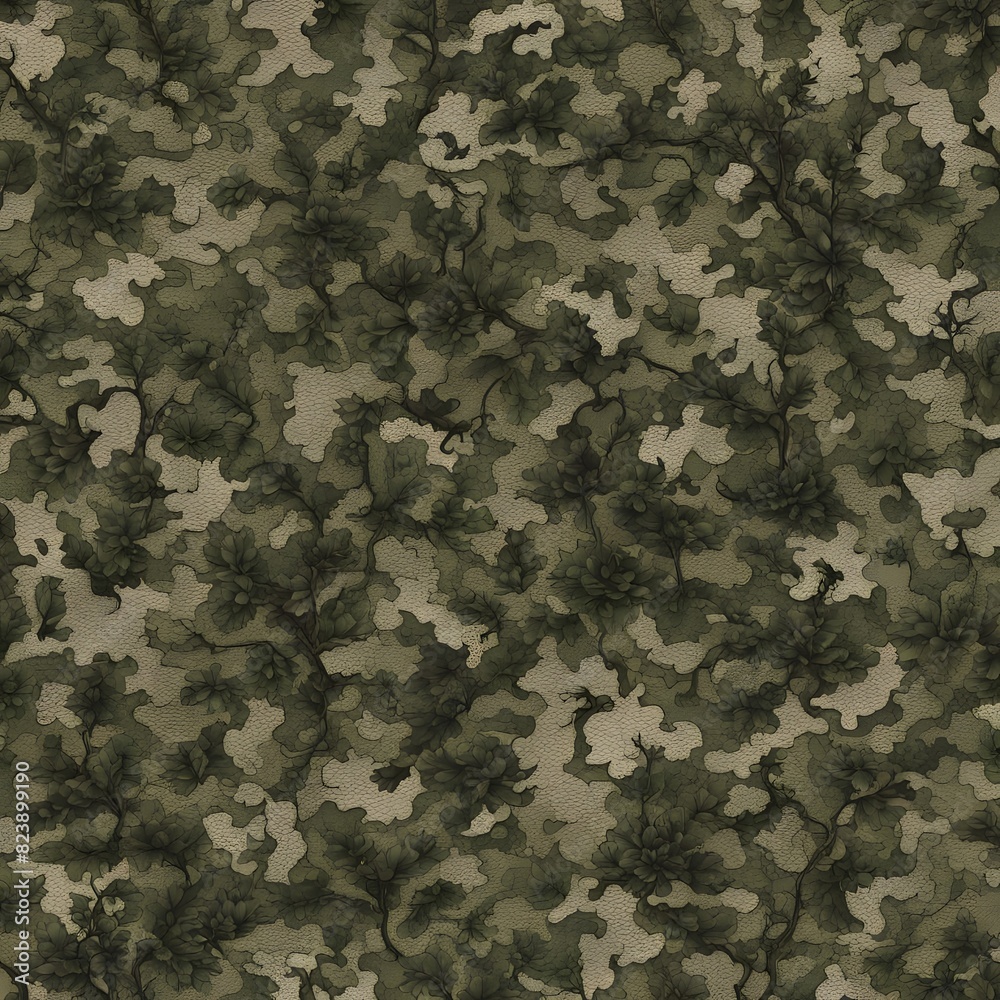 Poster 
army camouflage military background, uniform texture, modern green background