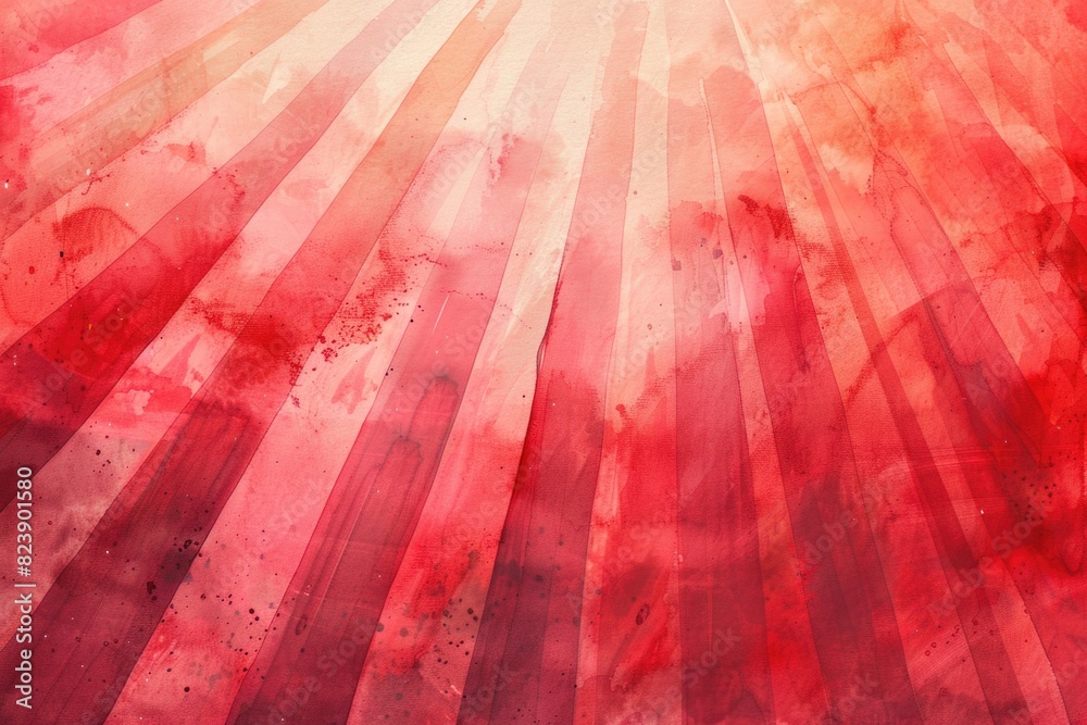 Poster a vibrant red and white background with a sunburst design. perfect for various design projects