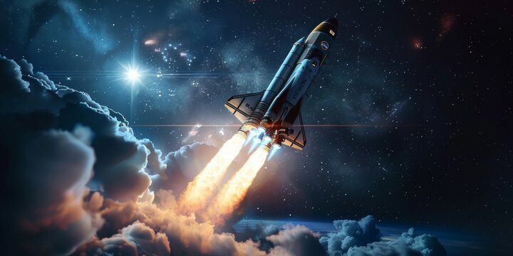 https://s.mj.run/z4xR85GPsgo A spaceship takes off into the night sky on a mission. --ar 2:1 Job ID: a3308cd5-a9df-4e77-aecc-85bc2427d790