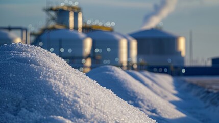 Thick layers of salt form the domes protective walls keeping the stored hydrocarbons safe from the elements and potential hazards.
