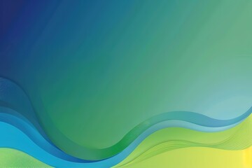 Colorful green and blue gradient background